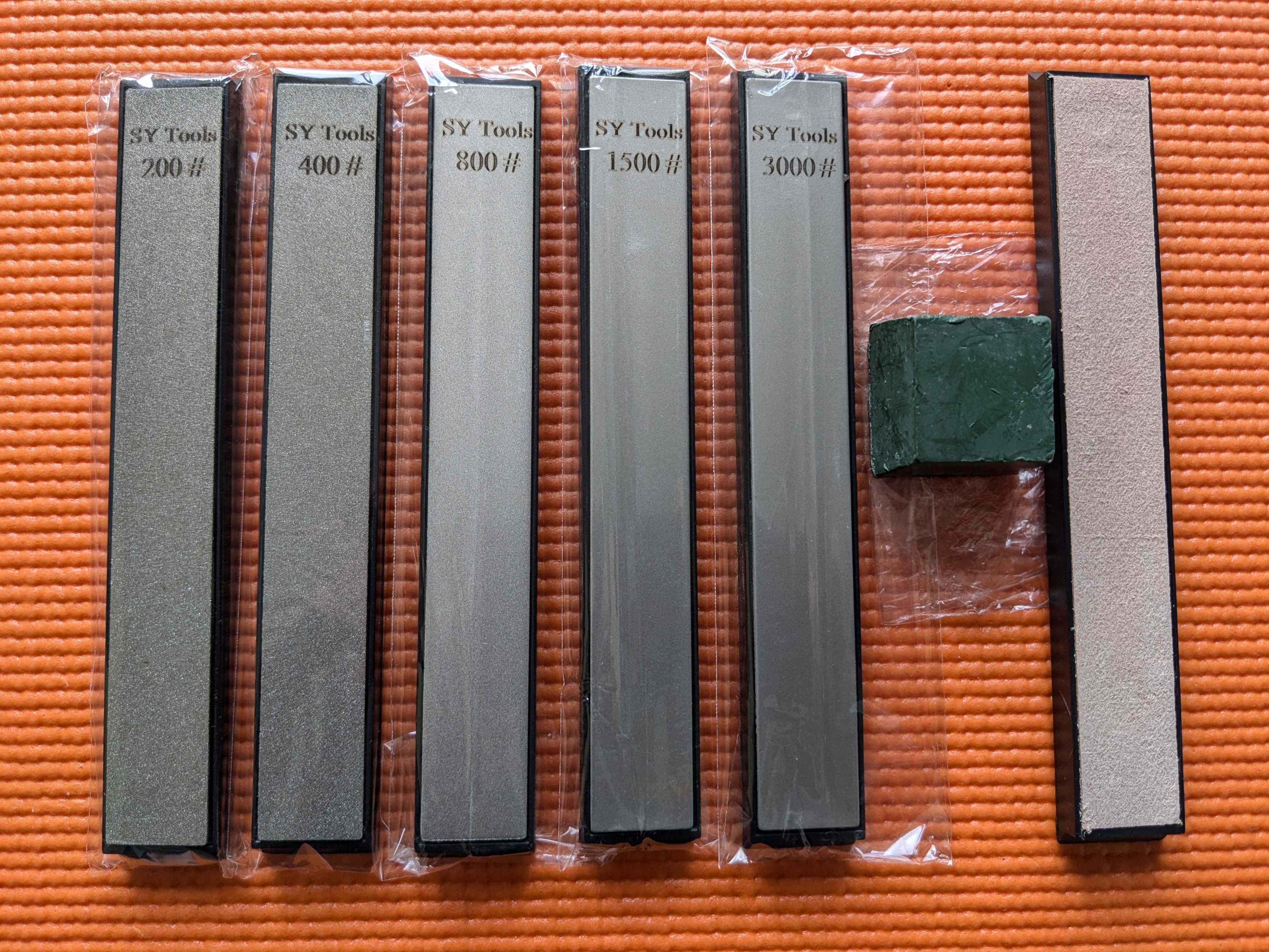 Комплект алмазних бланків SY Tools + камінь 3000гріт + масло СОЖ
