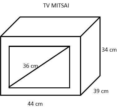 TV MITSAI - 36 cm