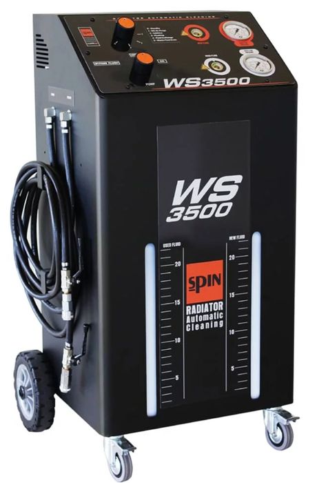 Установка для промивки радіаторів і заміни охолоджувальної рідини.