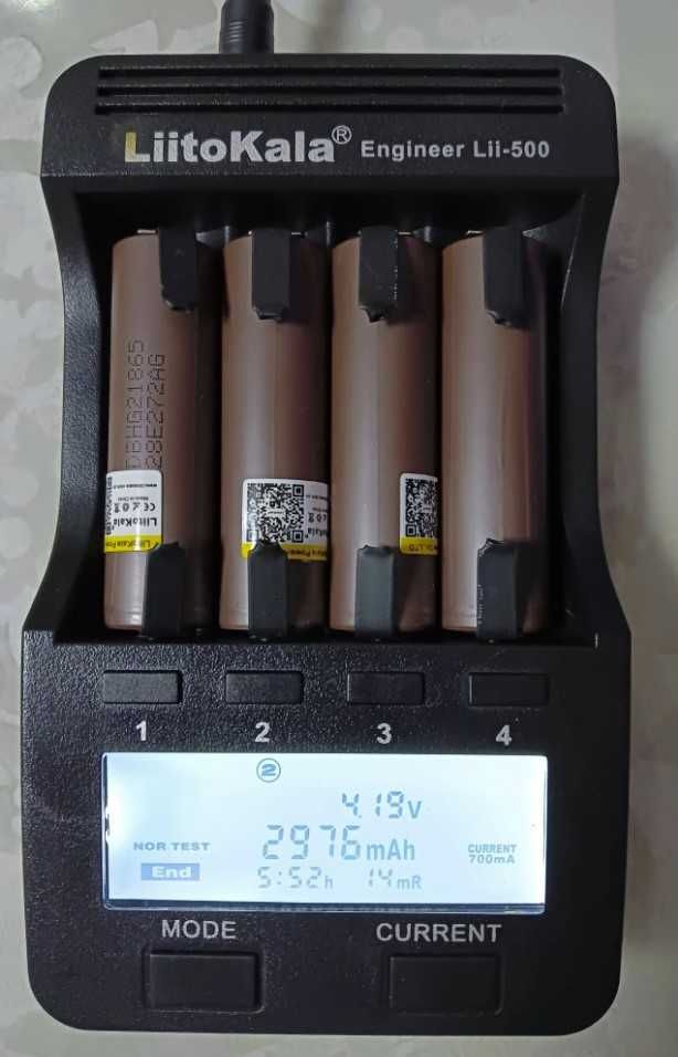 18650 LiitoKala HG2-n під пайку високотокові акумулятор 3000 mA