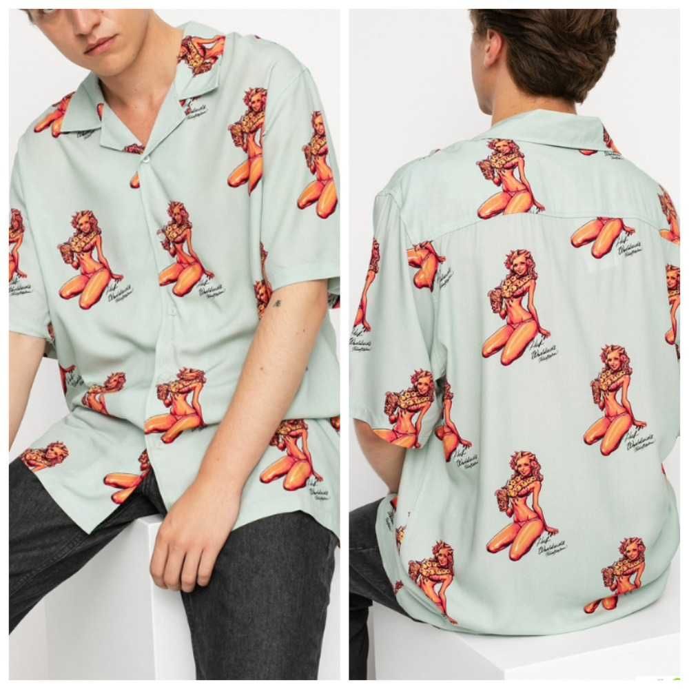 Рубашка гавайка HUF x Rockin Jelly Bean. Size M/48