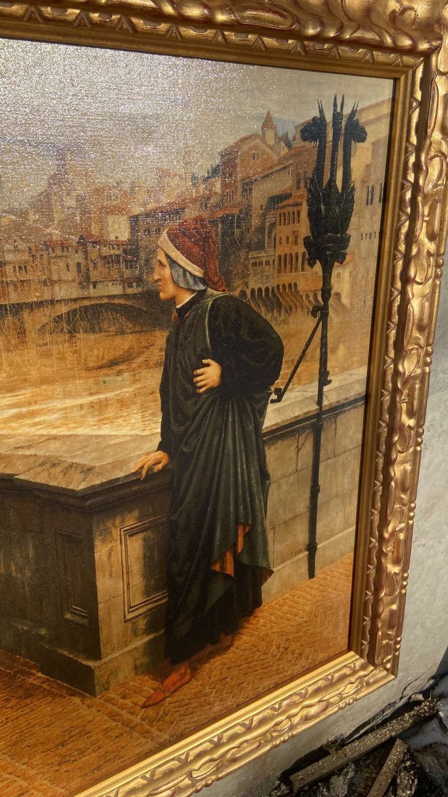 Картина. Картина художника Henry Holiday Dante E. Beatrice 1883