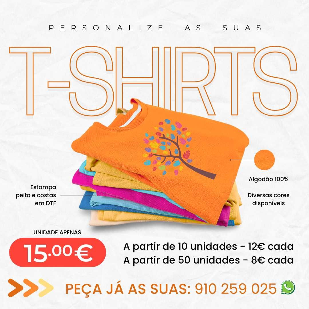 Gráfica - Cartões de visita, panfletos, t-shirts, banner, íman, caneca