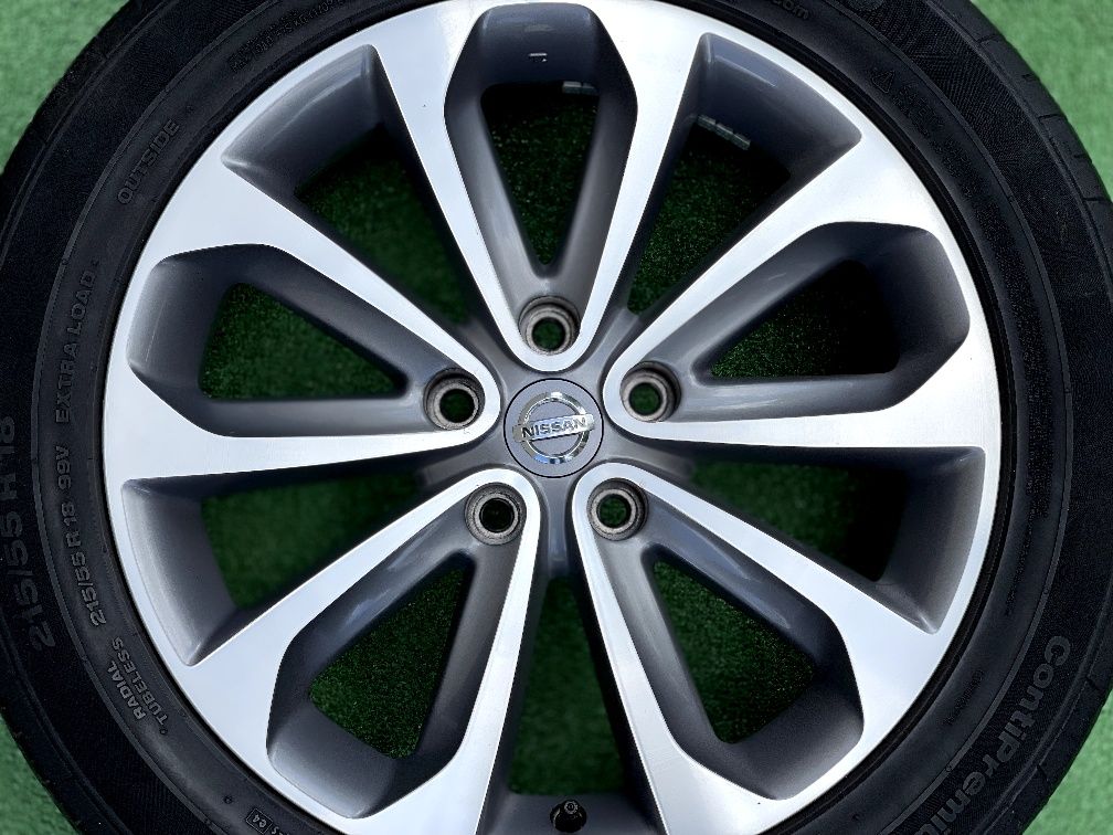 Диски Нісан r18, 5/114.3. Nissan Qashqai. Колеса 215/55/18