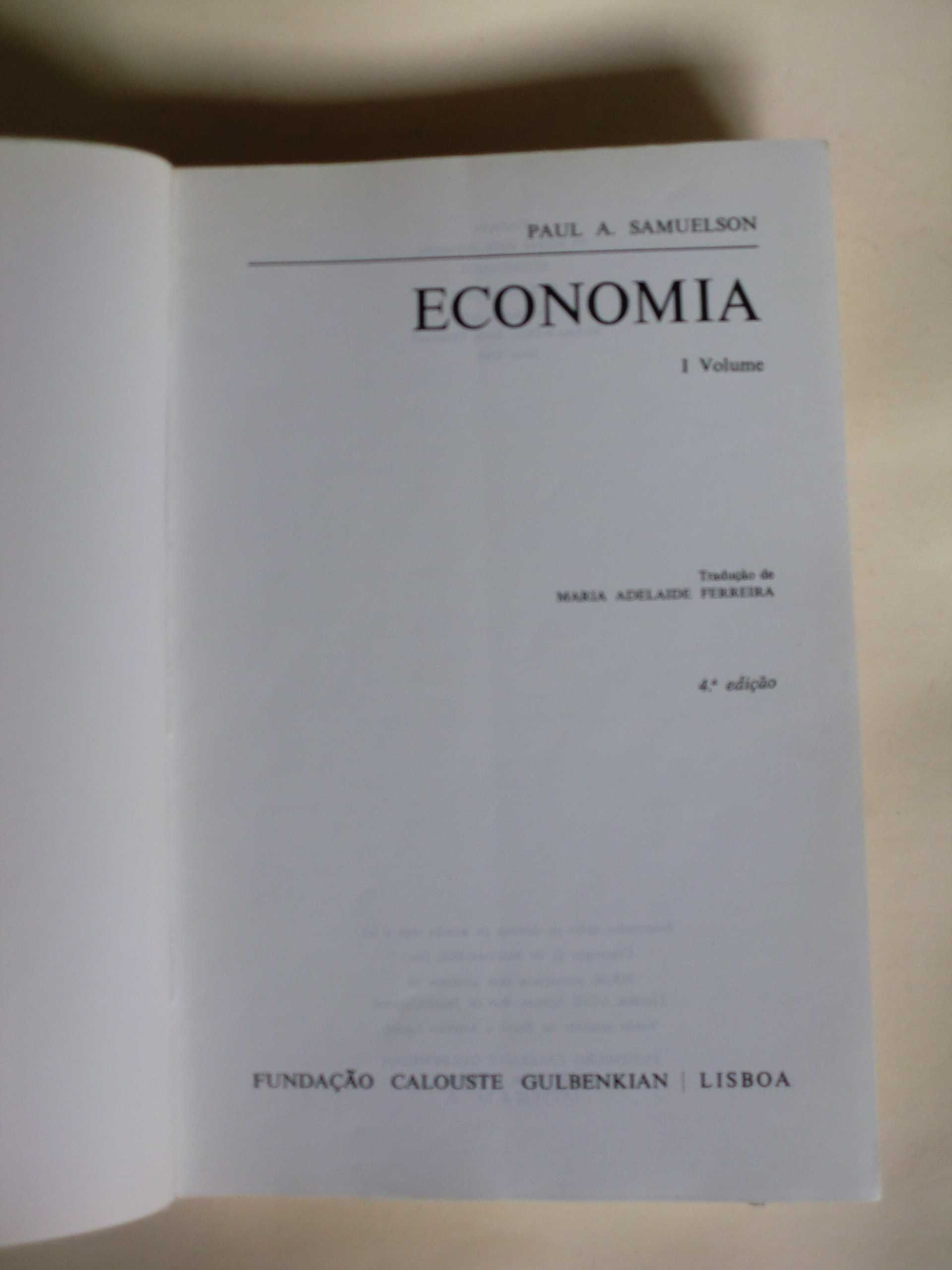 Economia  - 1º Volume de Paul A. Samuelson