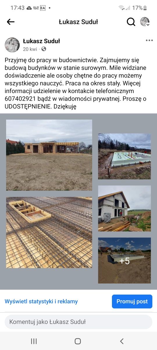 Budowa domów stany surowe prace budowlane elewacje
