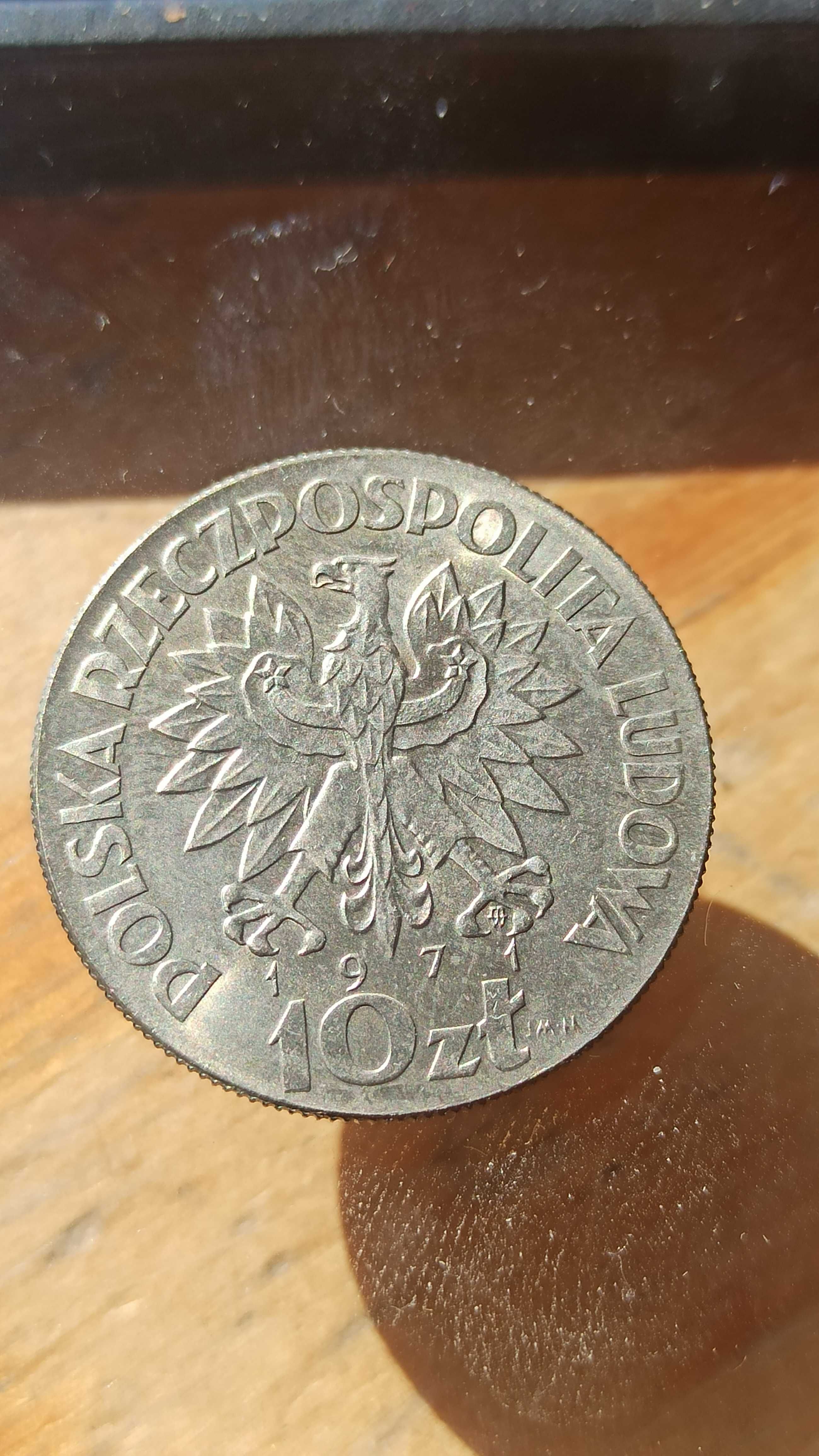 PRL, Moneta 10 złotych FAO Fiat Panis 1971r PRÓBA / Mennicza