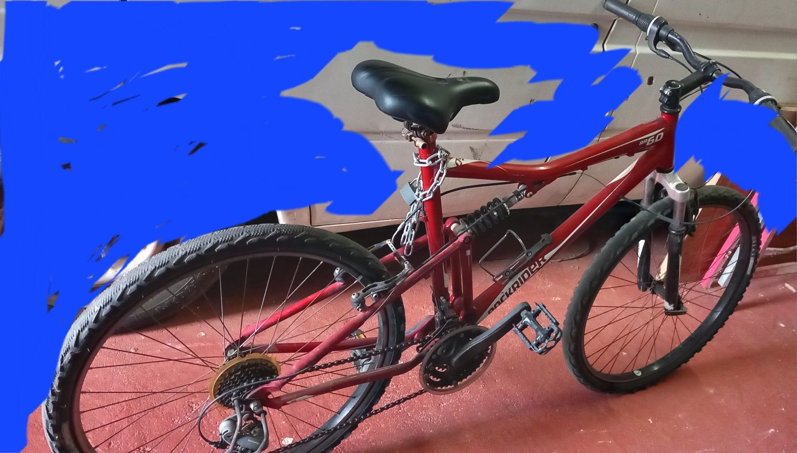 Bicicleta usada.