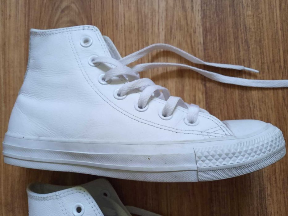 Кеди кросівки світлі білі конверс  36 37 Converse