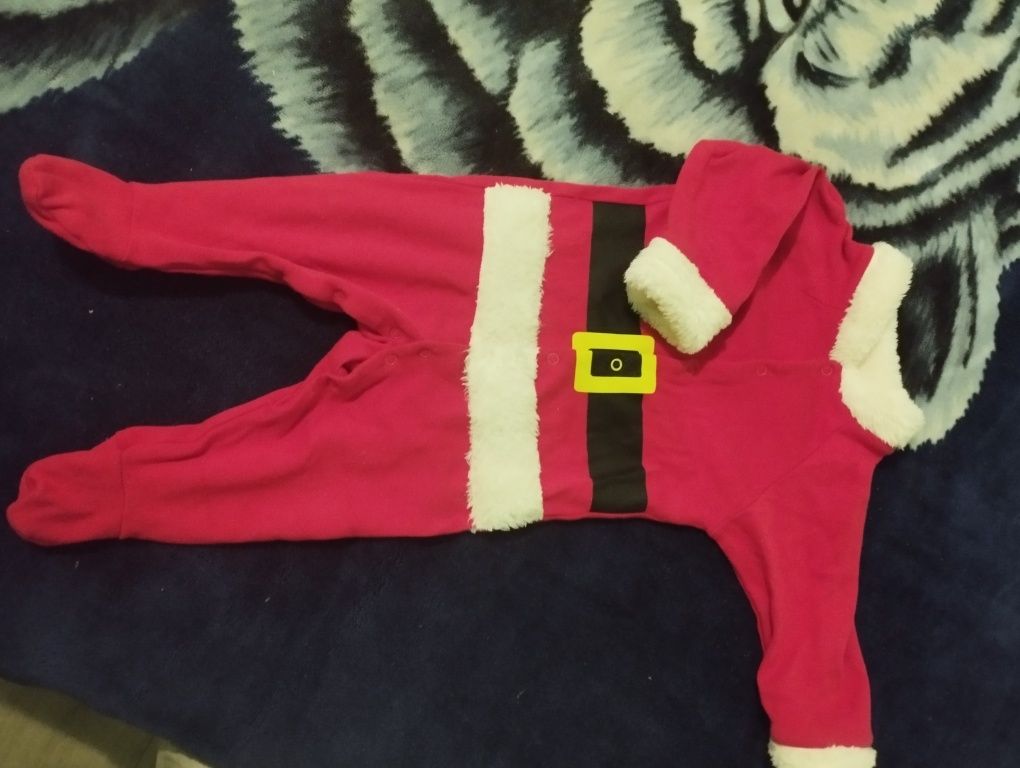 Новорічні костюми, костюм Санта Клаус, теплий різдвяний комплект