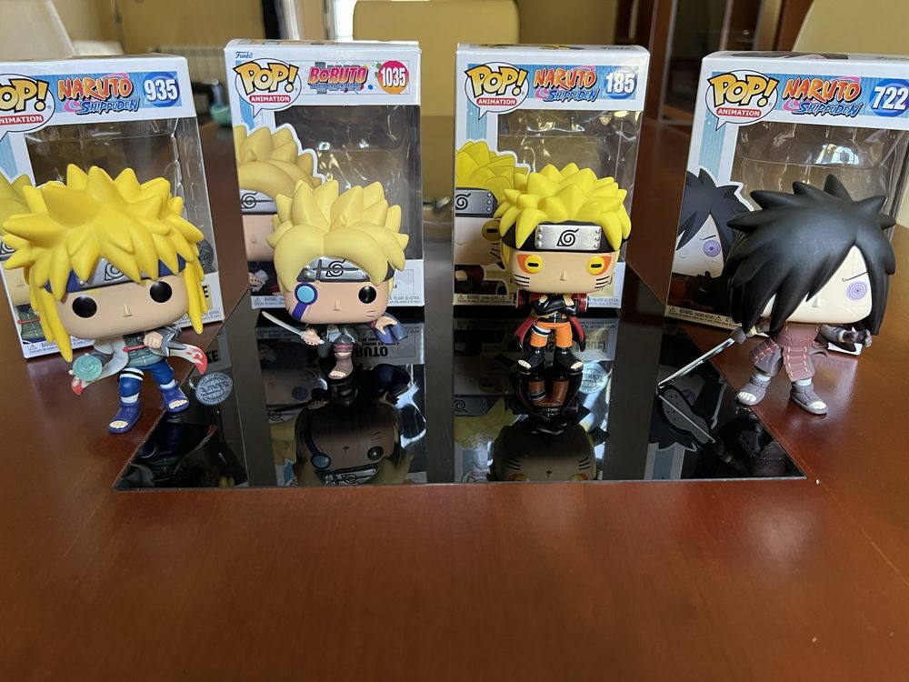 Funko Pop! Naruto - Minato, Boruto, Naruto, Madara