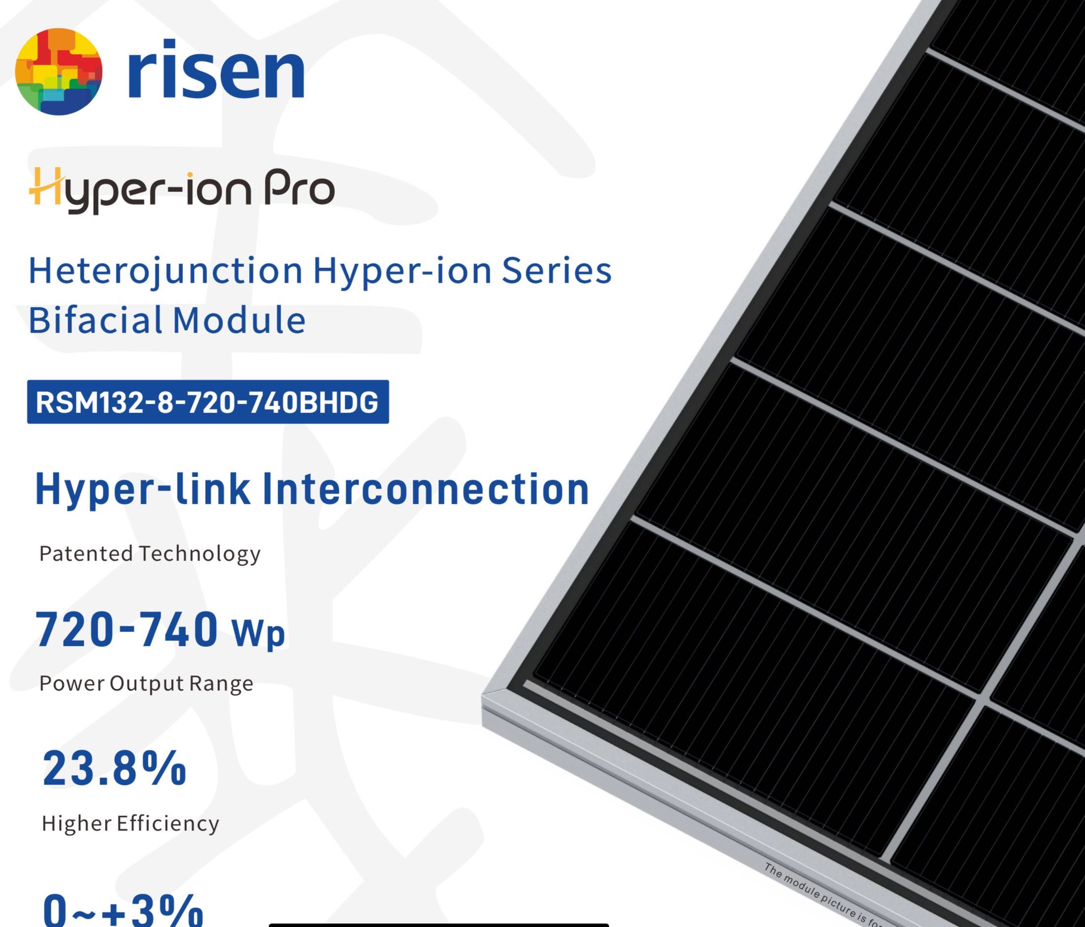 Panel PV RISEN 720W HJT Bifacial N HalfCut Silver 14 725 zł/szt zVAT