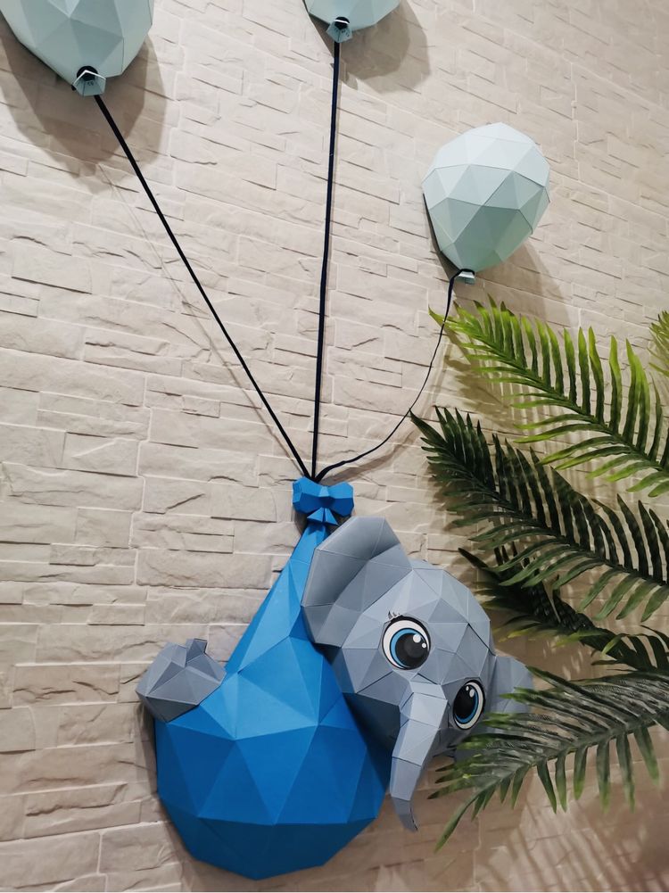 Papercraft Modelo 55 - Bebé Elefante