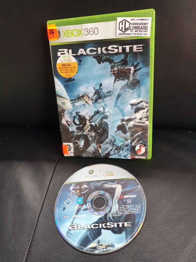 Gra gry xbox 360 one Blacksite black site od kolekcjonera