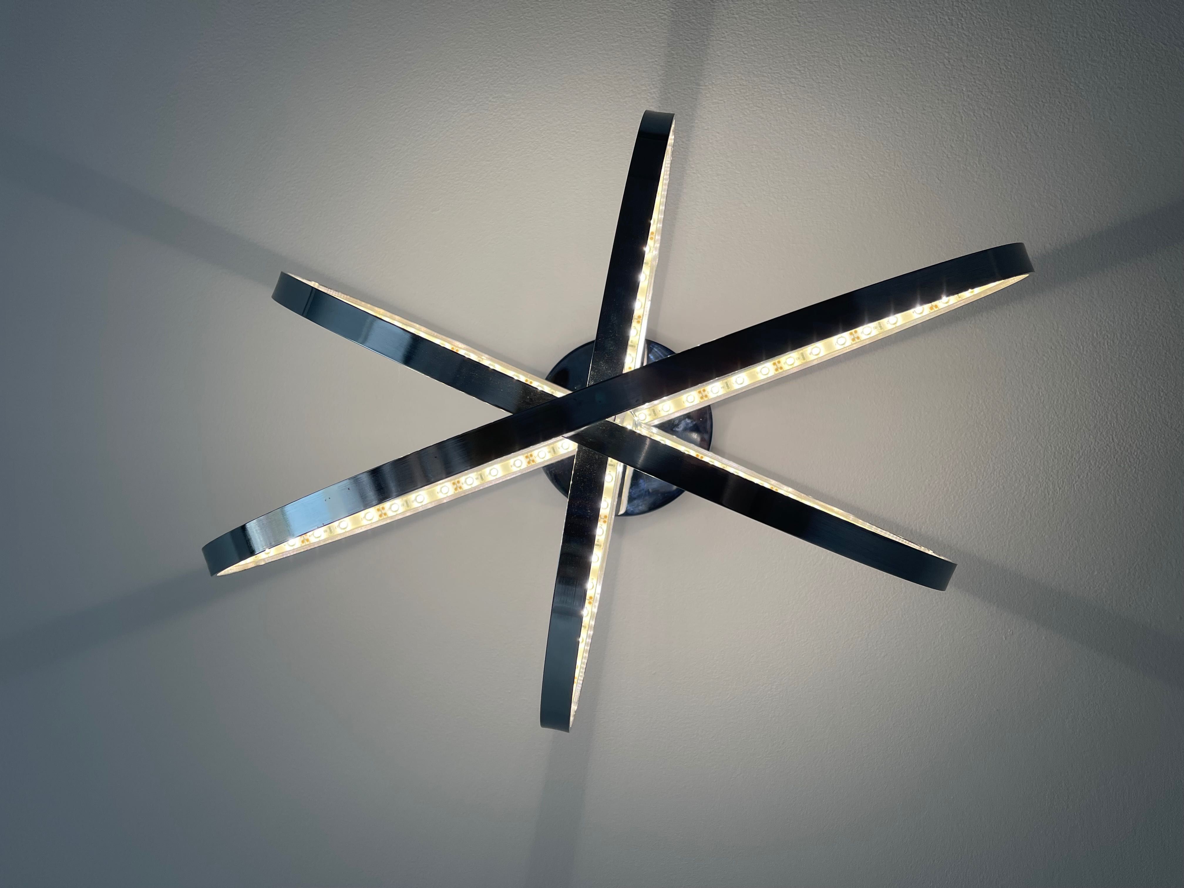 Lampa sufitowa LED 13W chrom Trio Prater