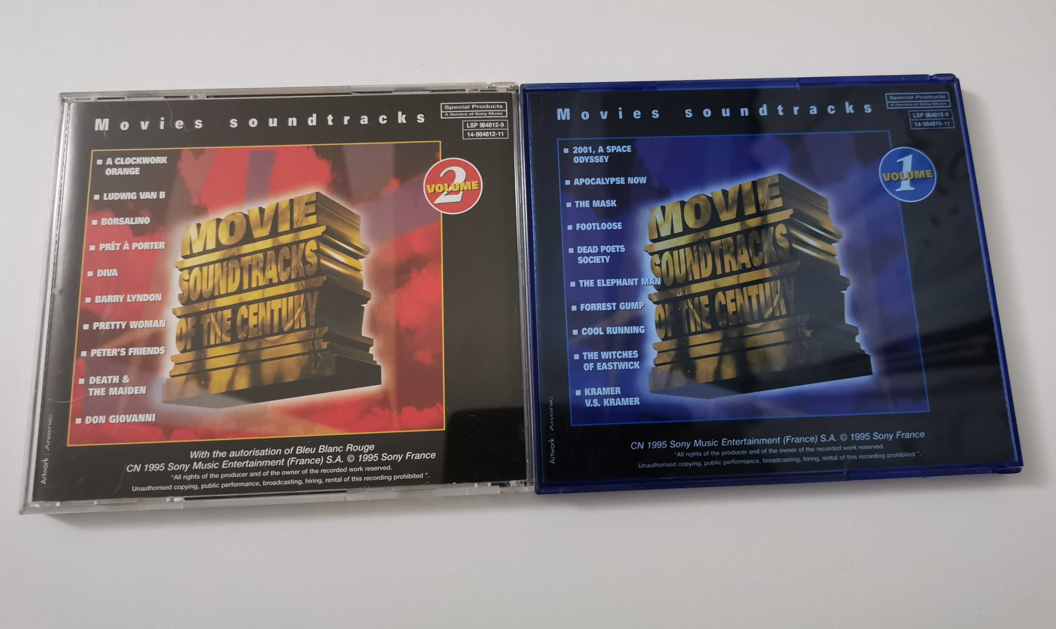 2 CDS - Movie Soundtracks of the Century