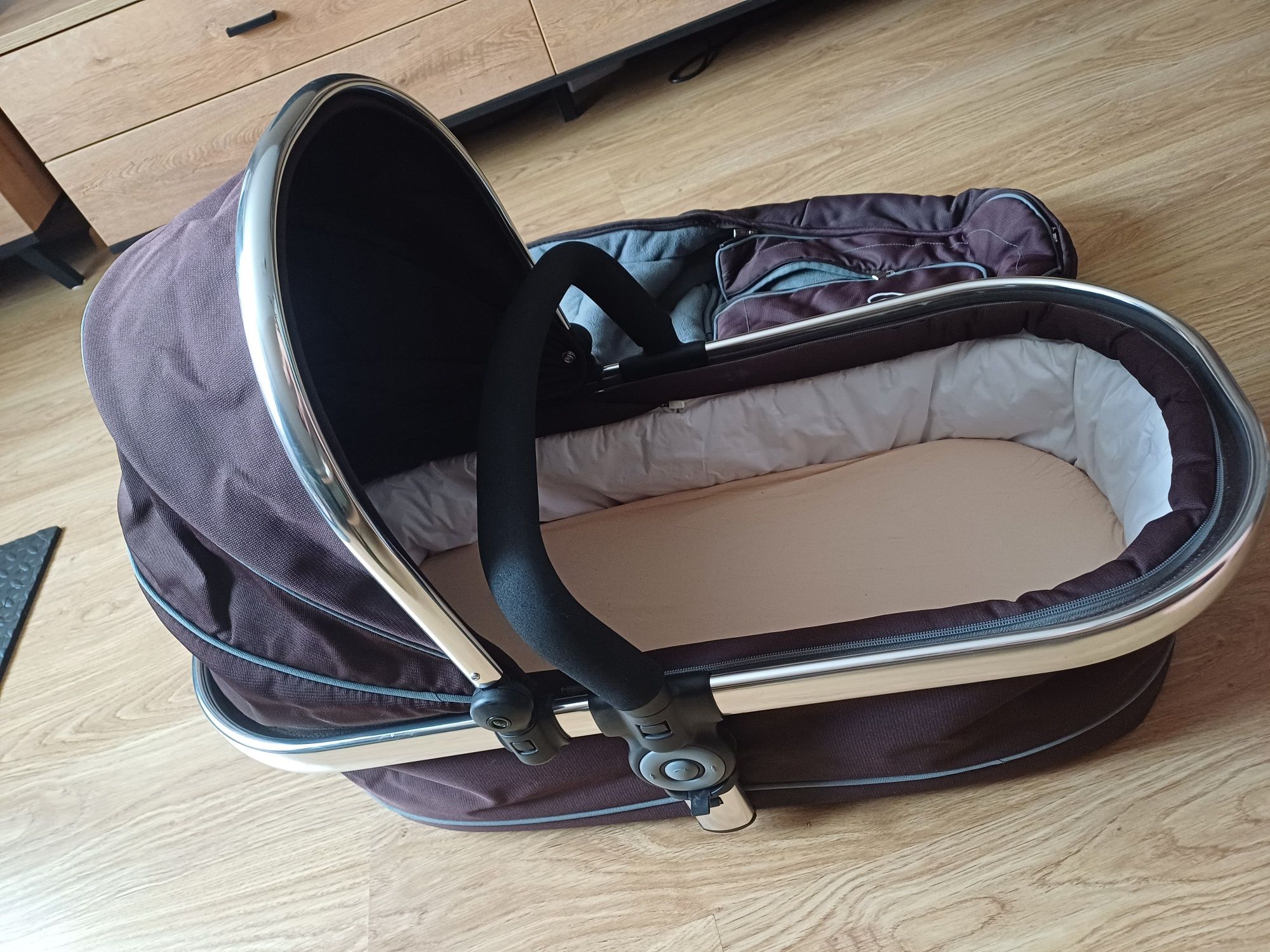 Wózek angielski 2w1 spacerówka plus gondola