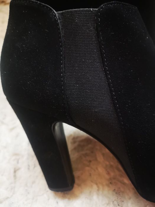 Lavorazione artigiana Italy botki z ukrytą platformą 36