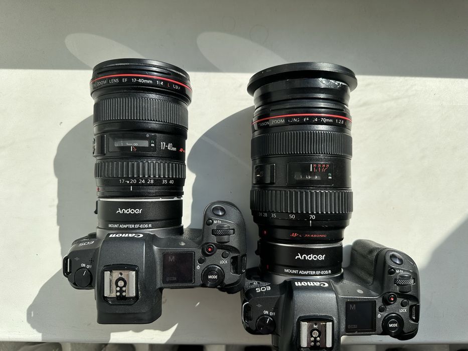 Продам 2 обєктиви Canon 24-70 2,8L та Canon 17-40 4L з нюансами