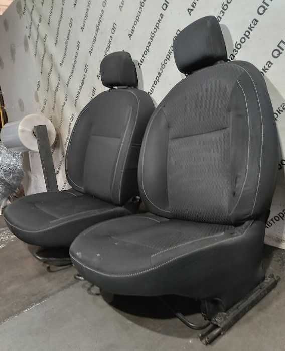 Салон (сиденья) ткань серая Renault Logan II. Разборка Renault Logan