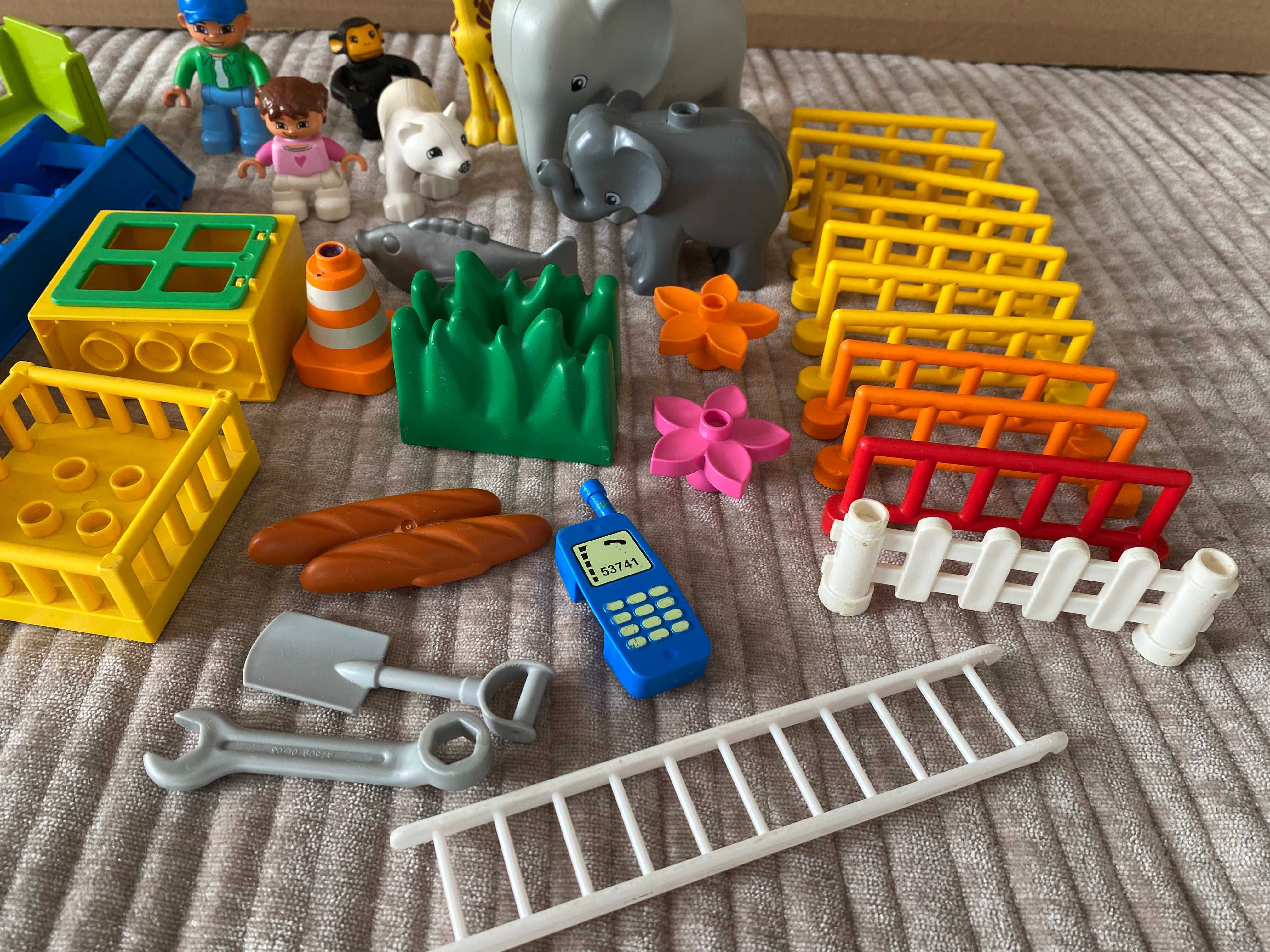 LEGO Duplo тварини, чоловічки, додаткові цікаві елементи