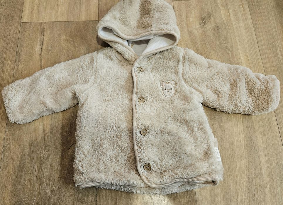 Ciepła bluza/ kurteczka H&M Sophie La Girafe r. 68