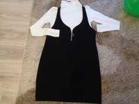 sukienka mini tunika czarna L Zara