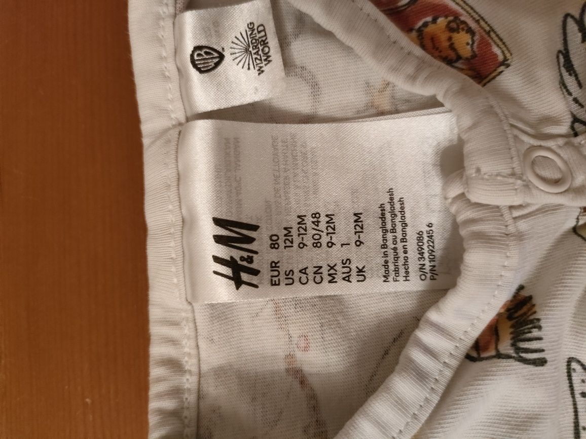 Piżama chłopięca H&M, rozmiar 80