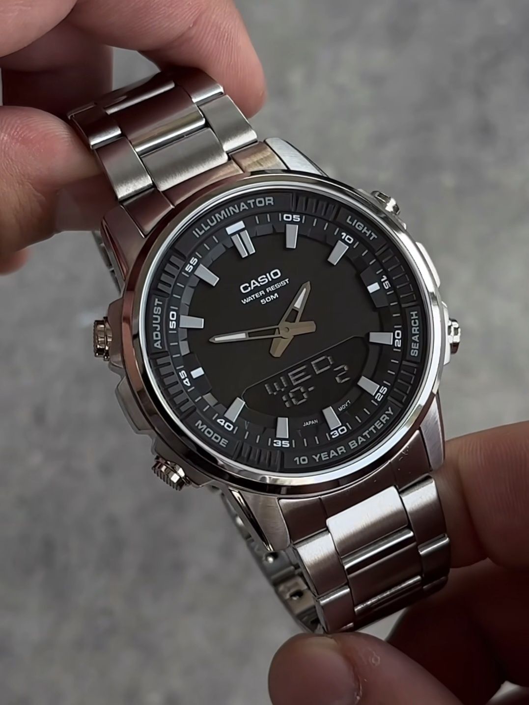 Годинник Casio ILLUMINATOR AMW-880D-1AVEF Наручний Чоловічий Часи