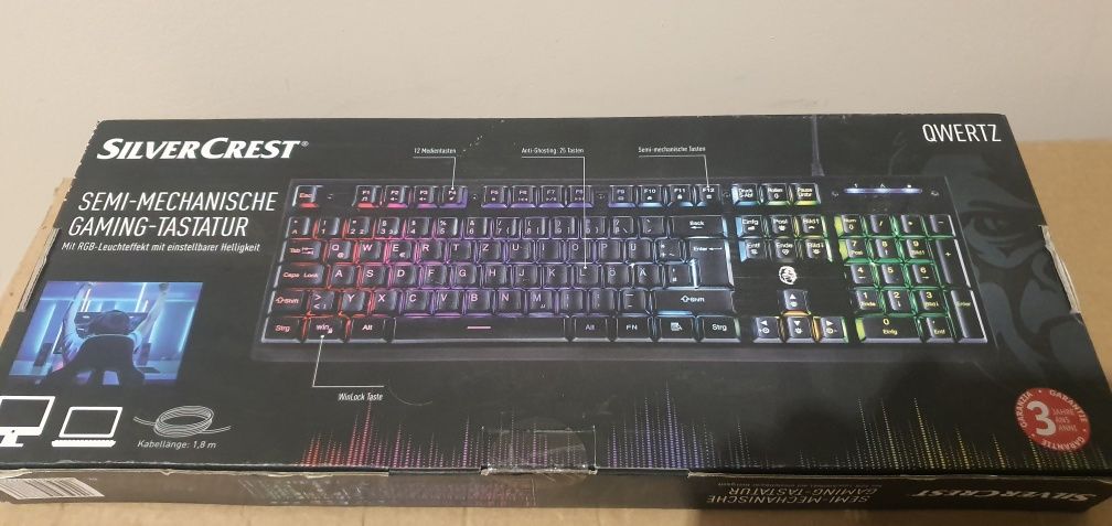 Klawiatura Silvercrest RGB GAMING