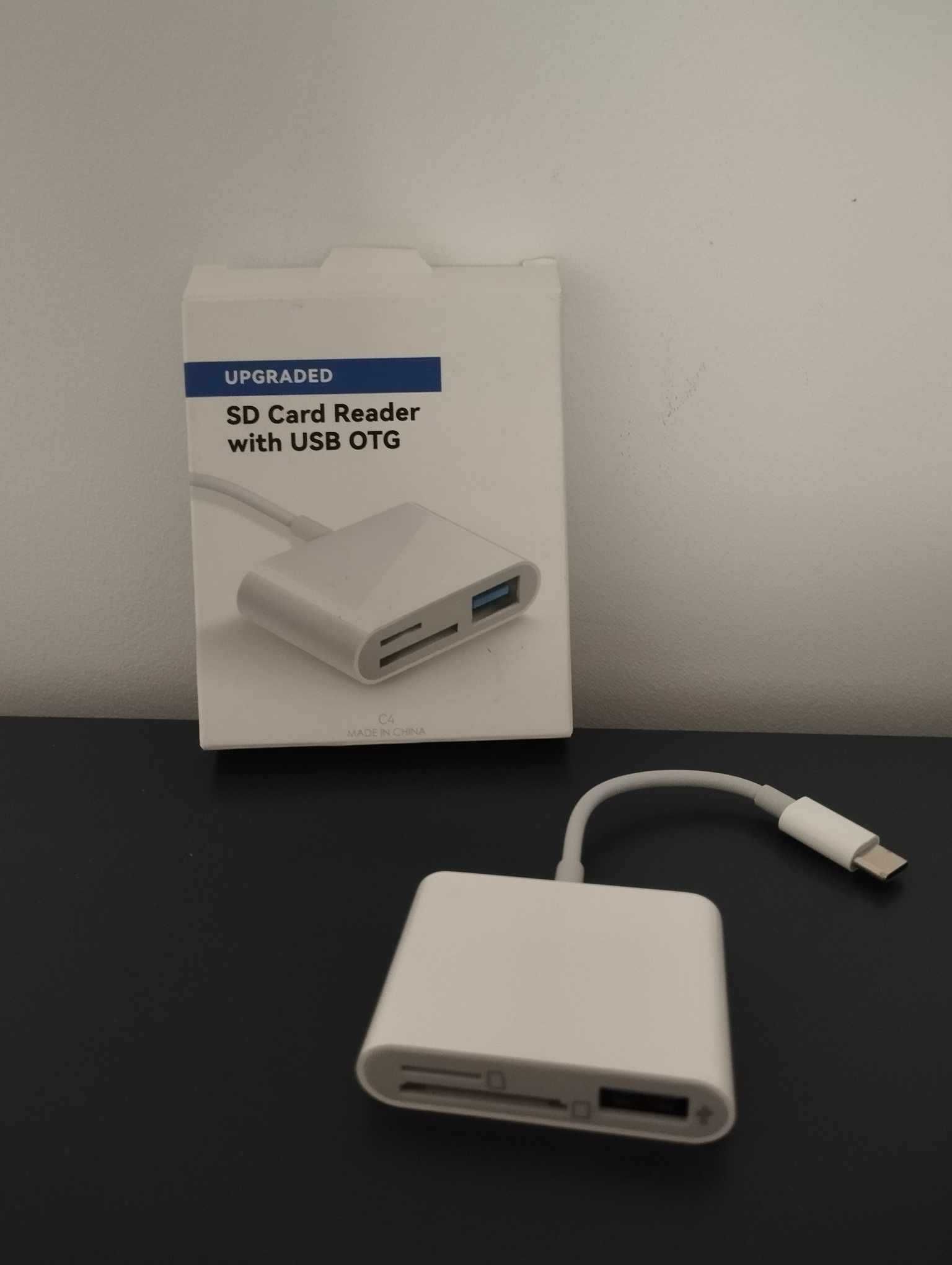 HUB USB C 3w1 uniwersalna przejściówka adapter micro SD