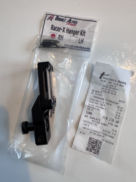 Double Alpha Academy DAA Racer-X Hanger Kabura Flex Alpha-X Wieszak