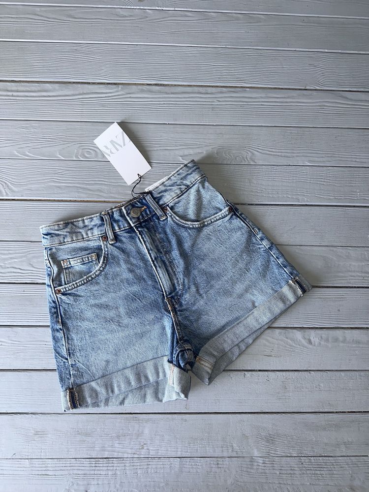 Джинсові шорти Zara Mom Fit
