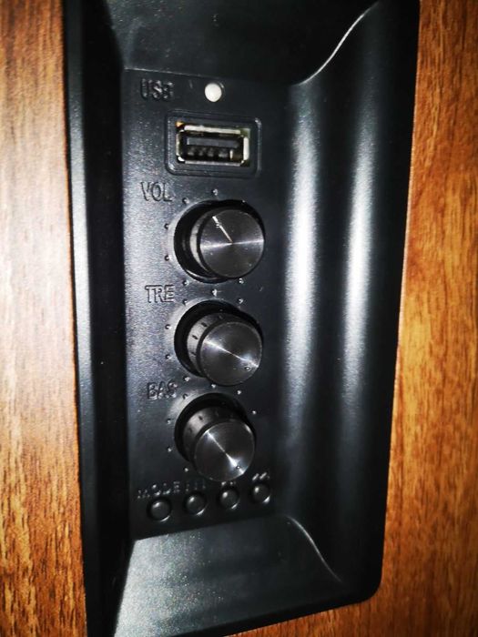 Активные 3-пол колонки Караоке Акустика 150 Вт Микрофони USB BT Пульт