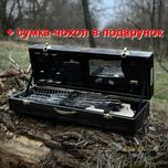 Набір шампурів ЛЕОПАРД BS18/1 з сумкою Набор для шашлыка в кейсе