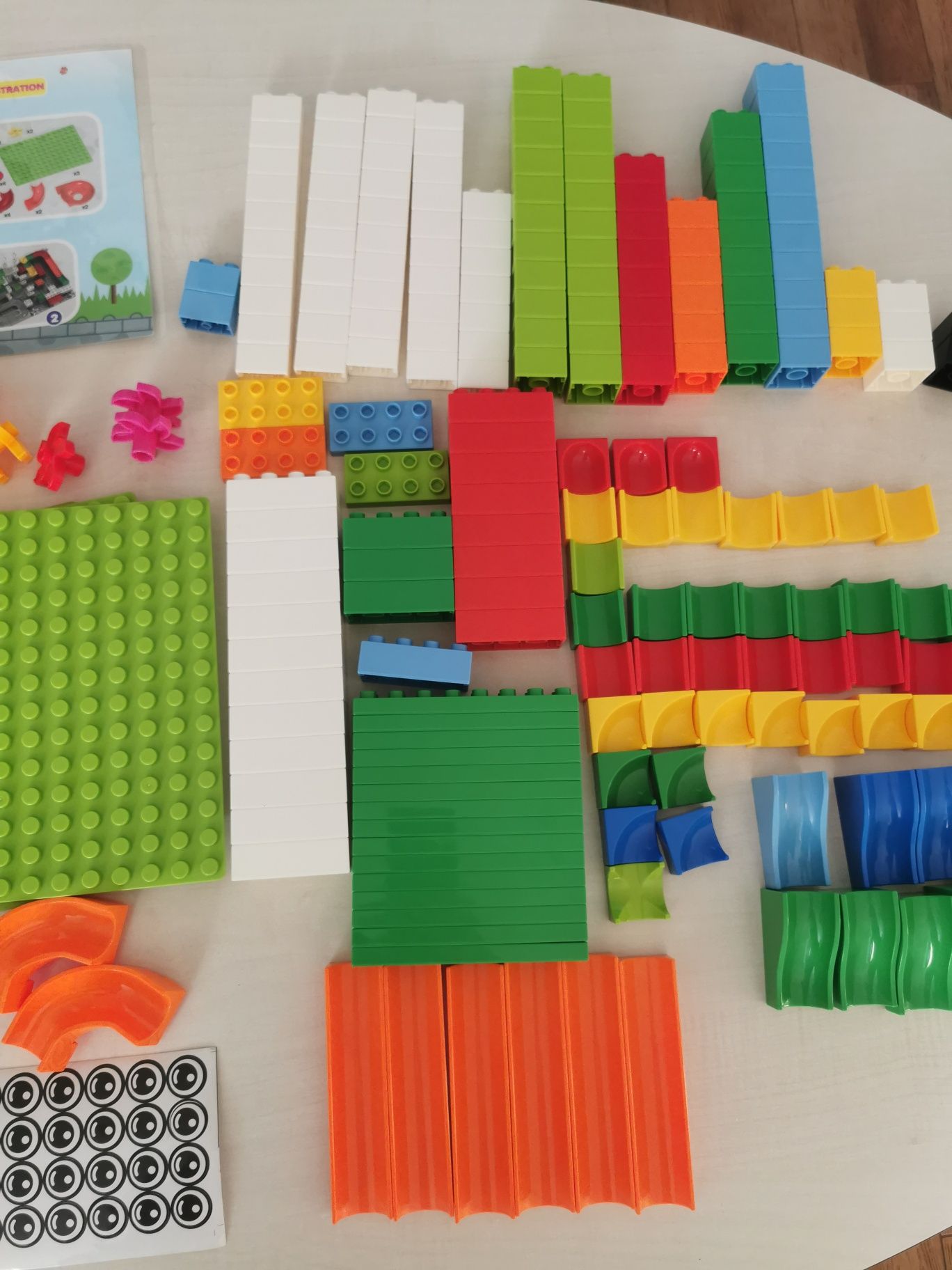 Tor kulkowy z klocków kulkodrom 248 elementów Lego Duplo
