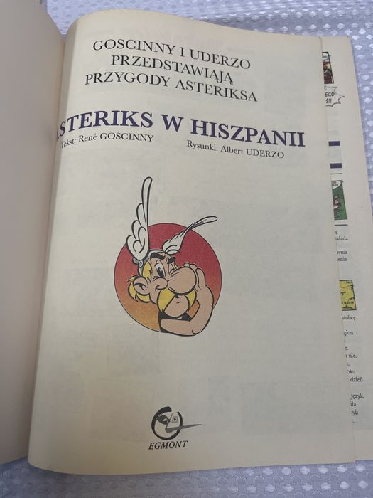 Asteriks w Hiszpanii komiks tom 14 wydanie z leksykonem
