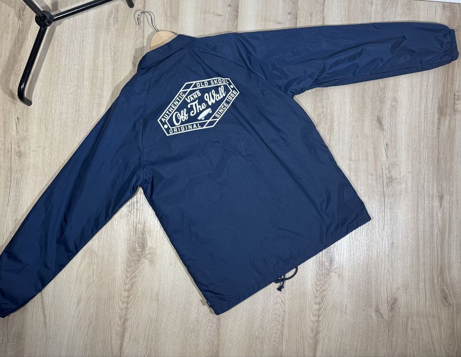 Куртка вітровка нейлонова коуч Vans розмір Л skate