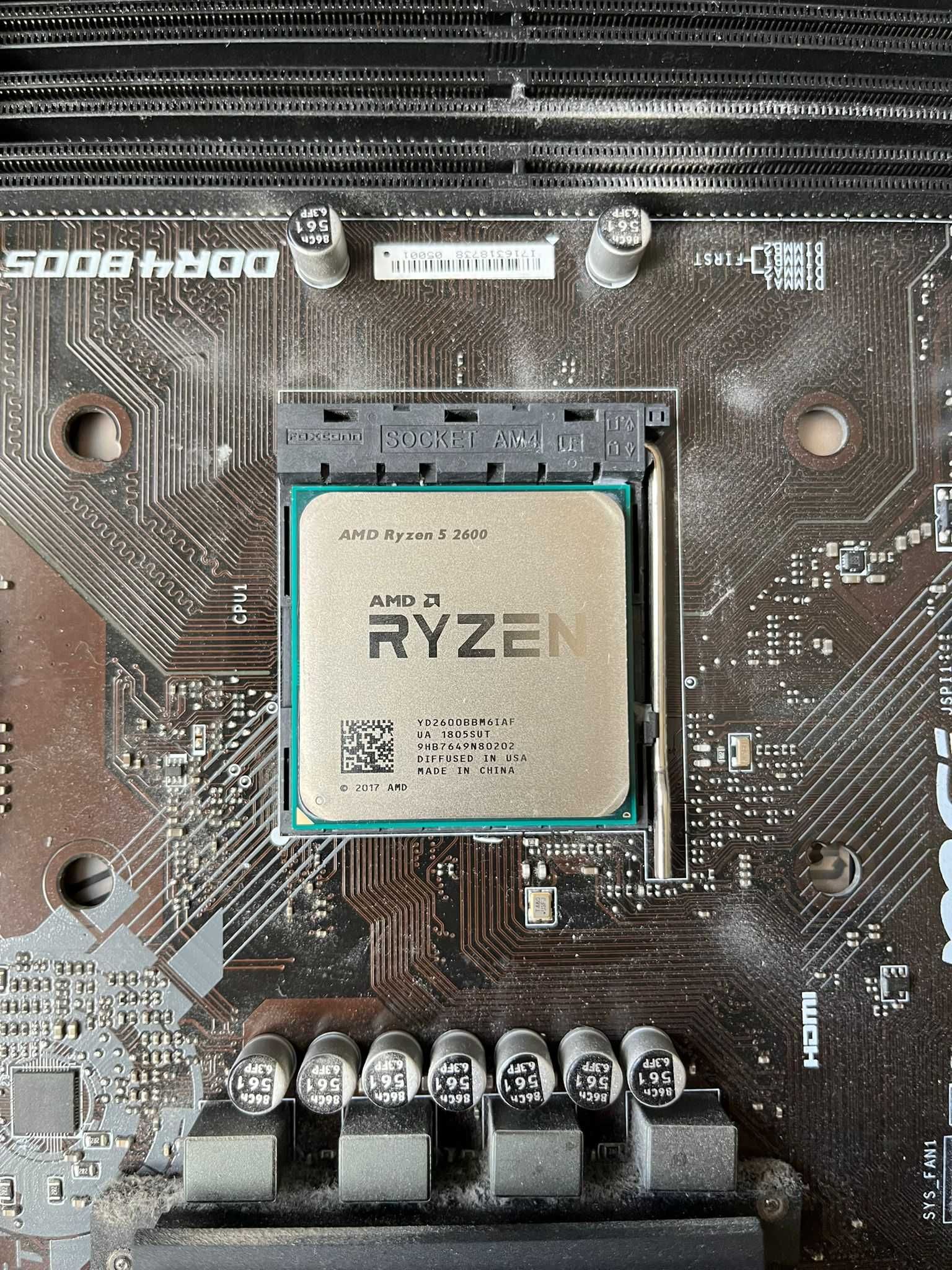 Procesor AMD Ryzen 5 2600 + Wentylator/Chłodzenie
