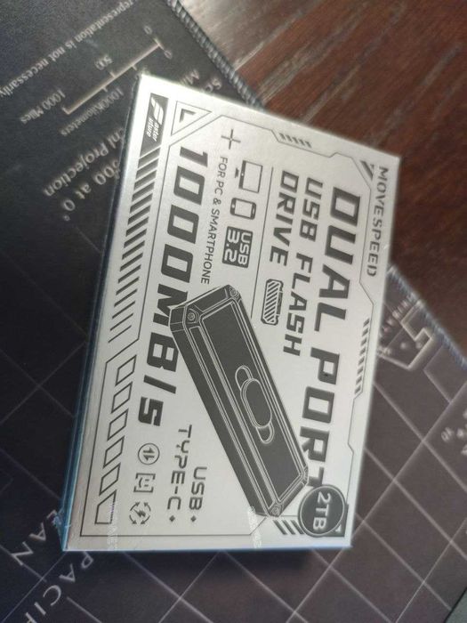 SSD USB Flash Drive 2TB 1000 MB\s Type C Type A MOVESPEED YSUWD10-2TSY