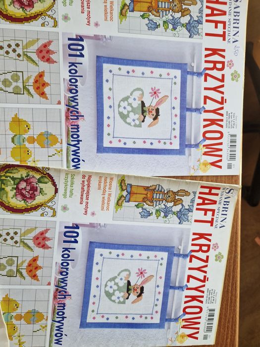 Haft krzyżykowy czasopismo 4 szt