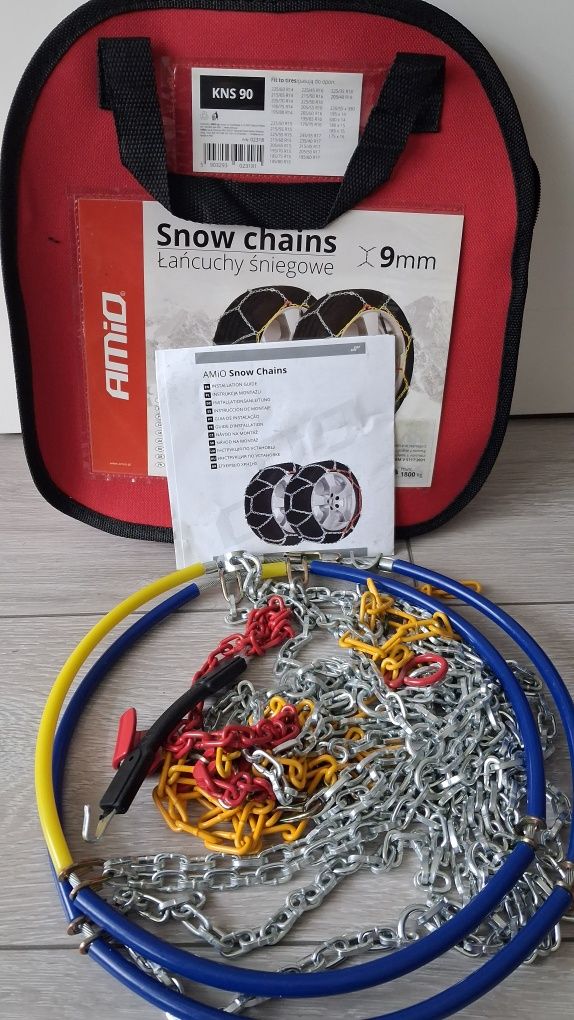 ŁAŃCUCHY ŚNIEGOWE NA KOŁA 195/70R15 205/55R16 R14 R15 R16 R17 R18