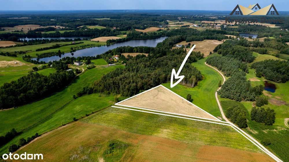Ziemia rolna o metrażu 8100 mkw. w gm. Sulęczyno!