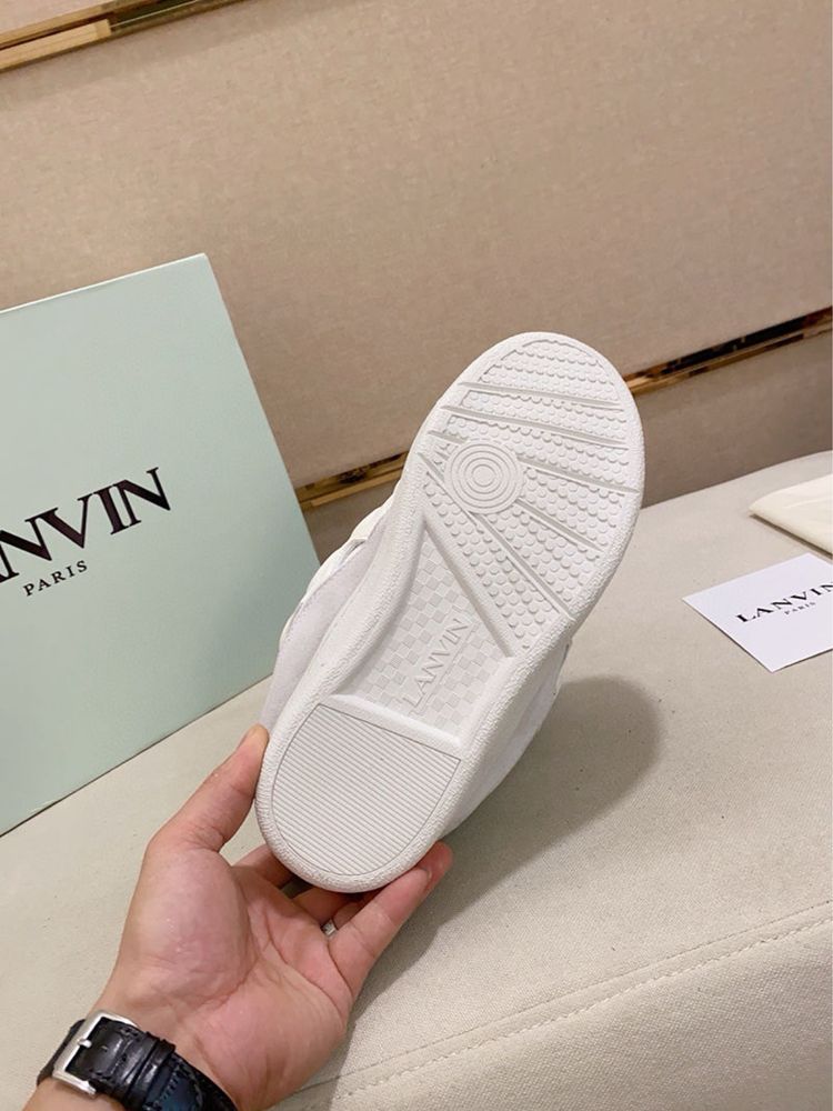 (БЕЗ ПЕРЕДОПЛАТИ) Lanvin Curb Sneakers ланвін карб снікерс біліі опіум