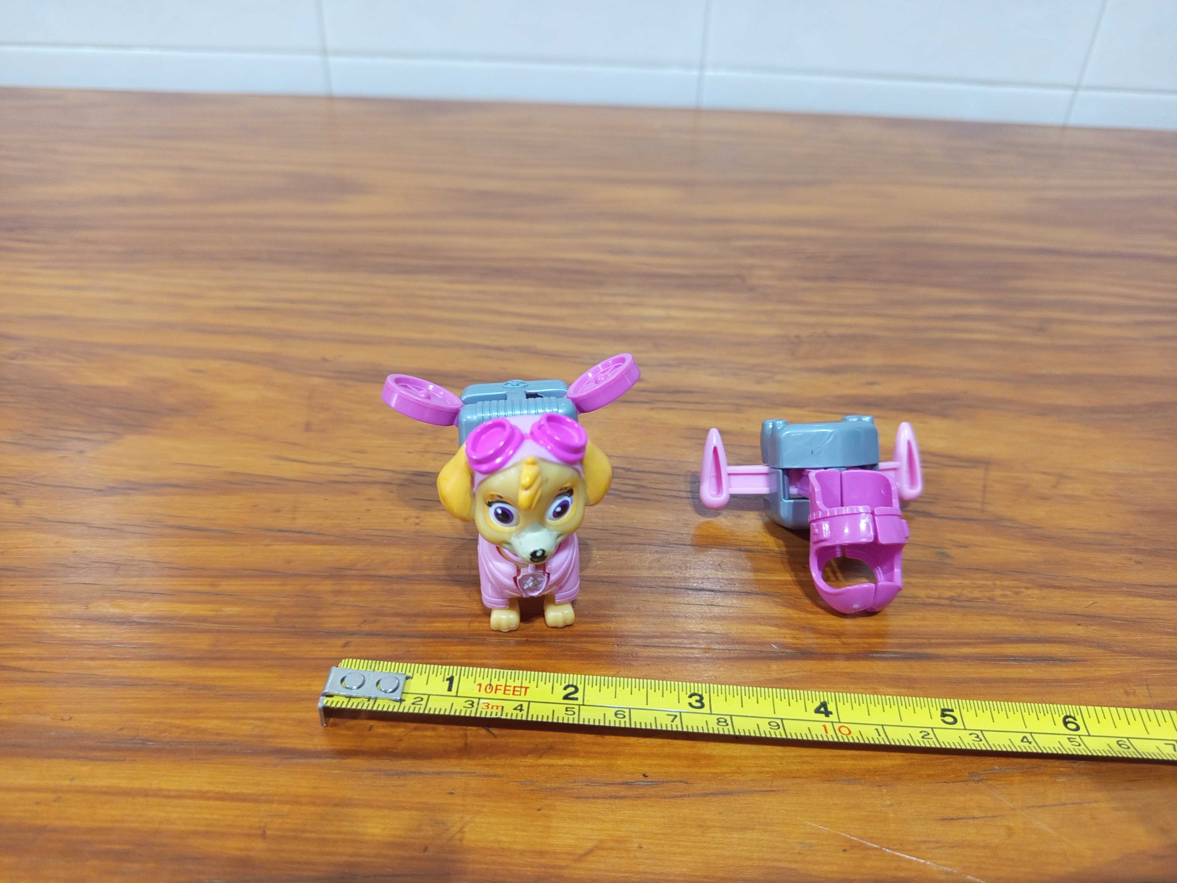 Figuras com acessórios patrulha pata