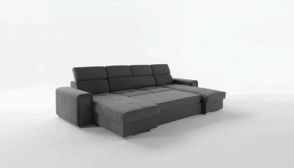 Elegancki narożnik AVANTI 2 - 2 pojemniki na pościel, Dostawa