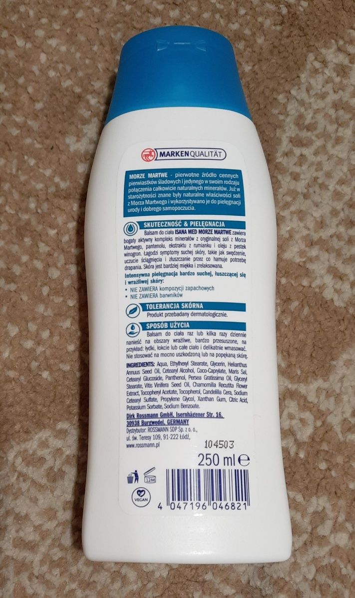 Balsam do ciała Isana Med Morze Martwe