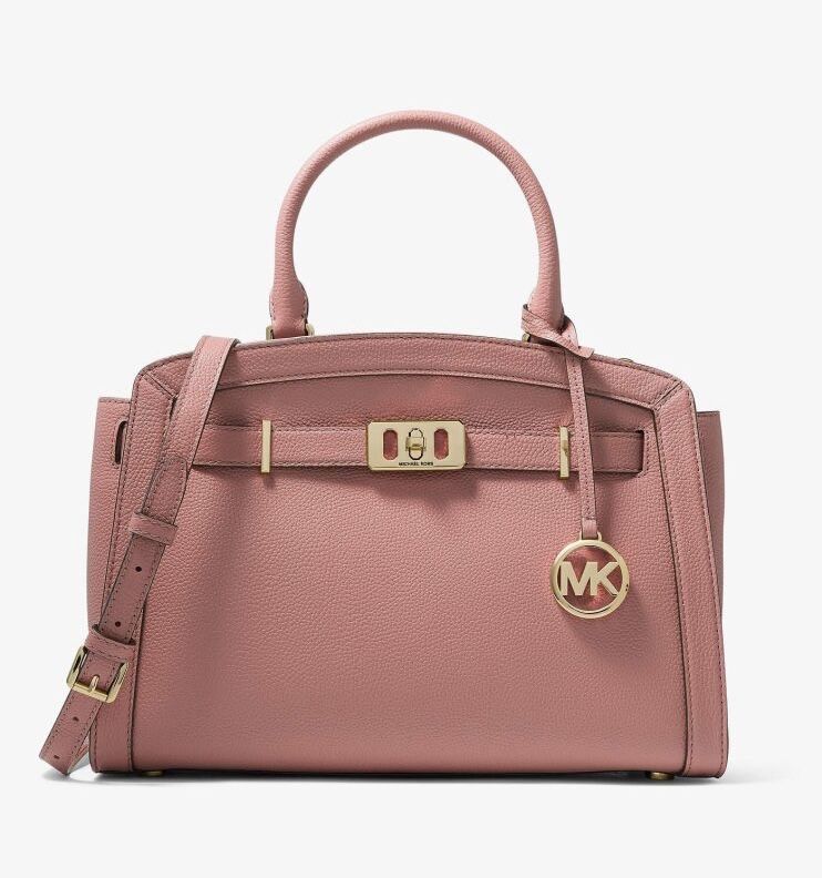 сумка Michael Kors Karson Large Pebbled Belted Satchel 38F9CKRS3L