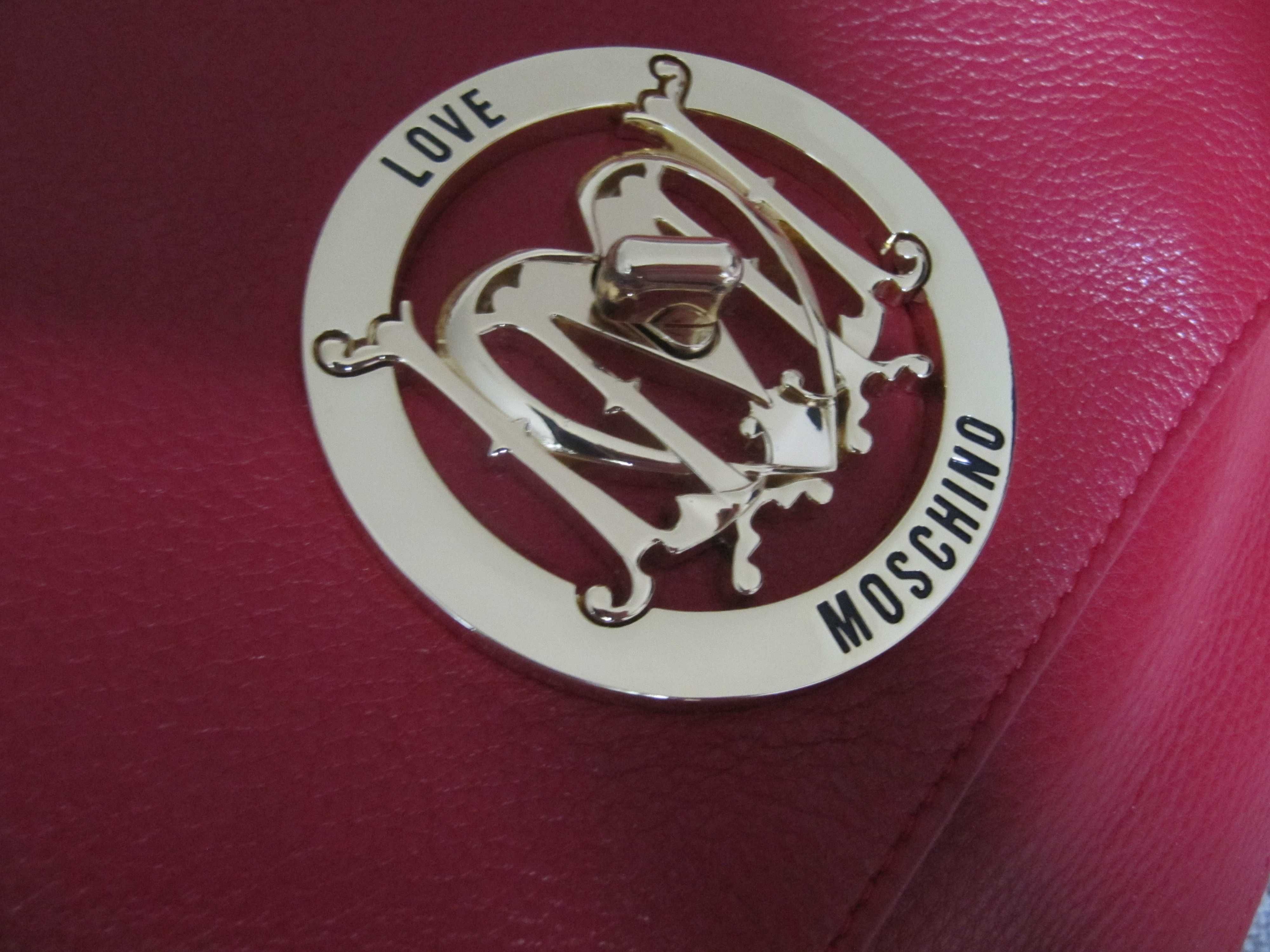 Torebka skórzana LOVE MOSCHINO - oryginalna