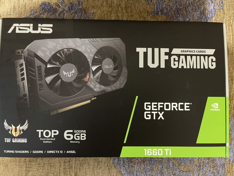 Відеокарта Asus Geforce GTX1660Ti Evo Gaming 6 Gb